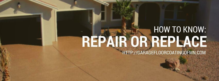 When To Repair And When To Replace Your Concrete Surface Garage